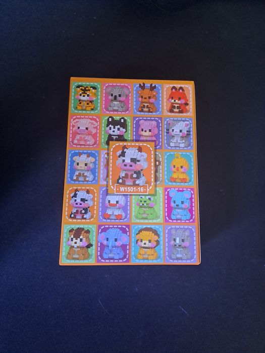 Mini blocos de montar vaca