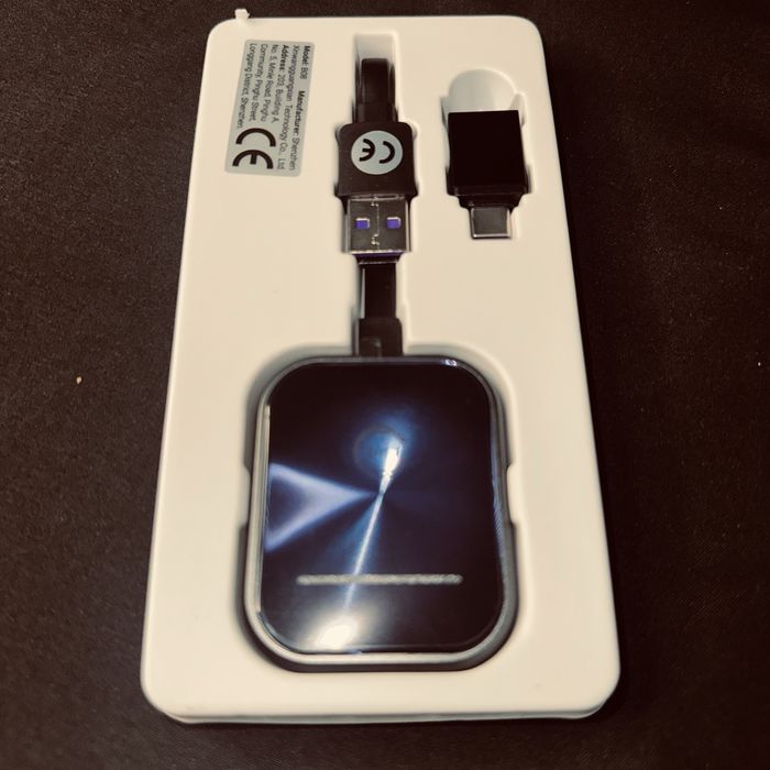 Adaptador pen usb Wireless CarPlay & Android Auto 2 em 1