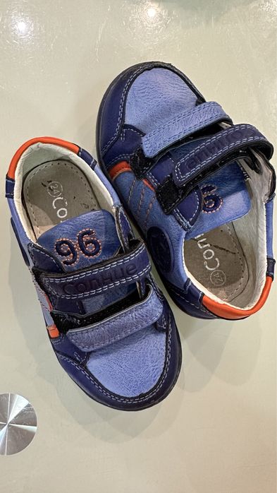 Туфли кожаные, кроссовки, ботиночки, размер 24