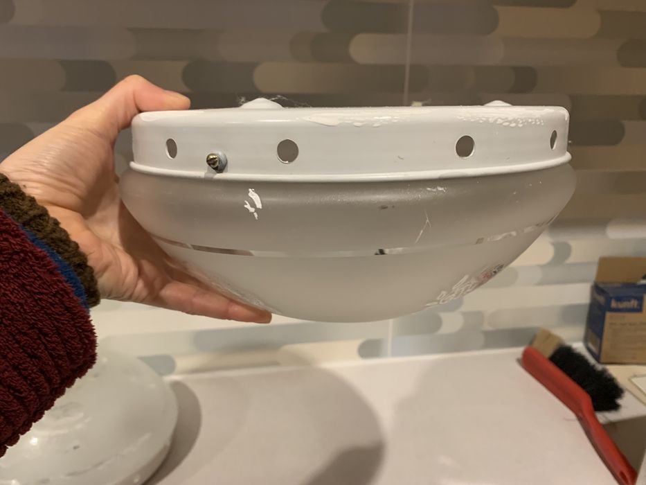 3 candeeiros de tecto vintage