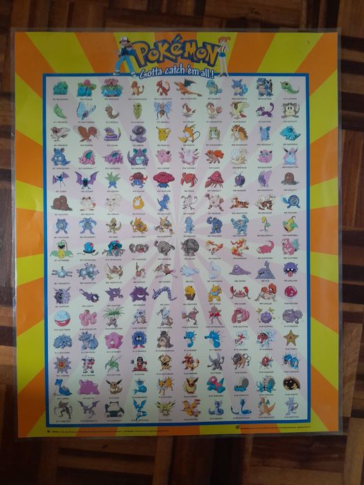Pokemon carta poster