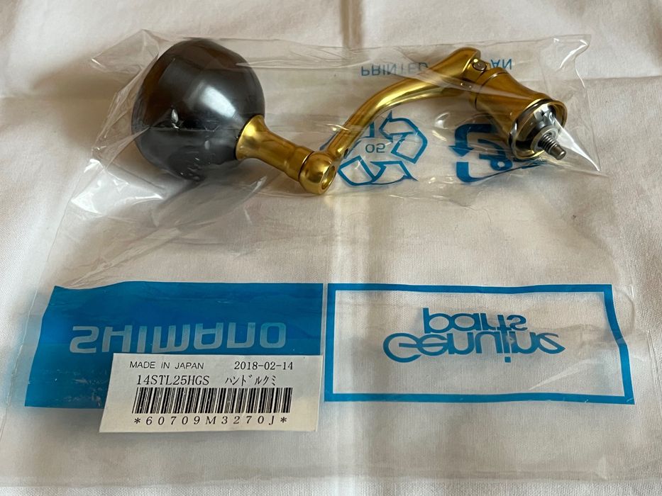 Nowa korba Shimano od kołowrotka 2014 Stella  z knobem Yumeya