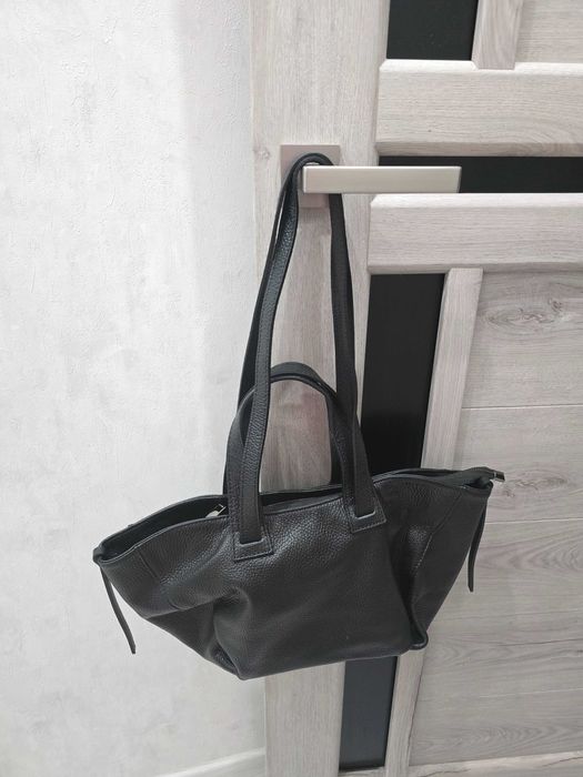 Сумка шкіряна Prego довгі ручки