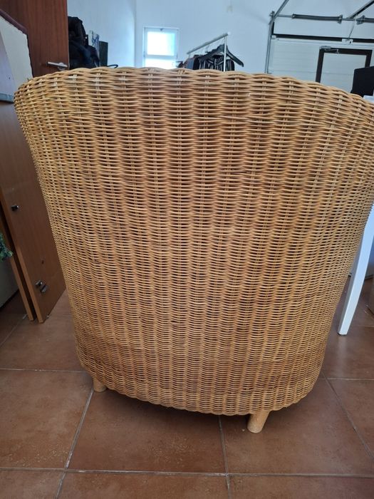 Poltrona de vime