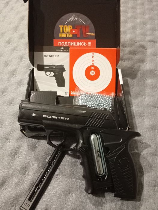 Pistola de CO2 nova em caixa conforme fotos