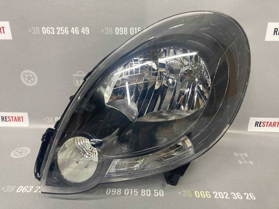 Фари передні чорні на Renault Kangoo 2 (Рено Кенго 2) 2008-2013