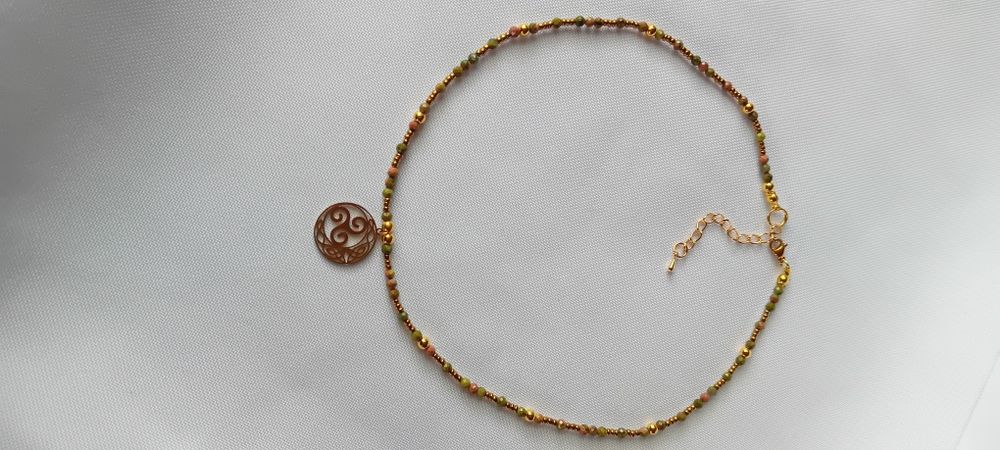 Naszyjnik/Choker kamienie naturalne