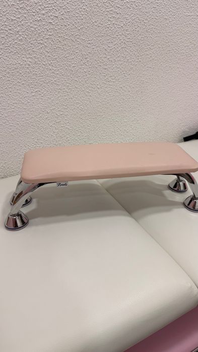 Apoio braços manicure rosa