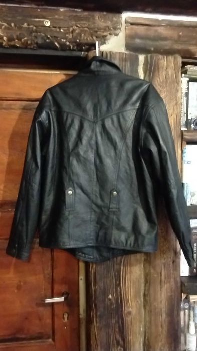 Skórzana kurtka na motor Fashion Crew rozm 44