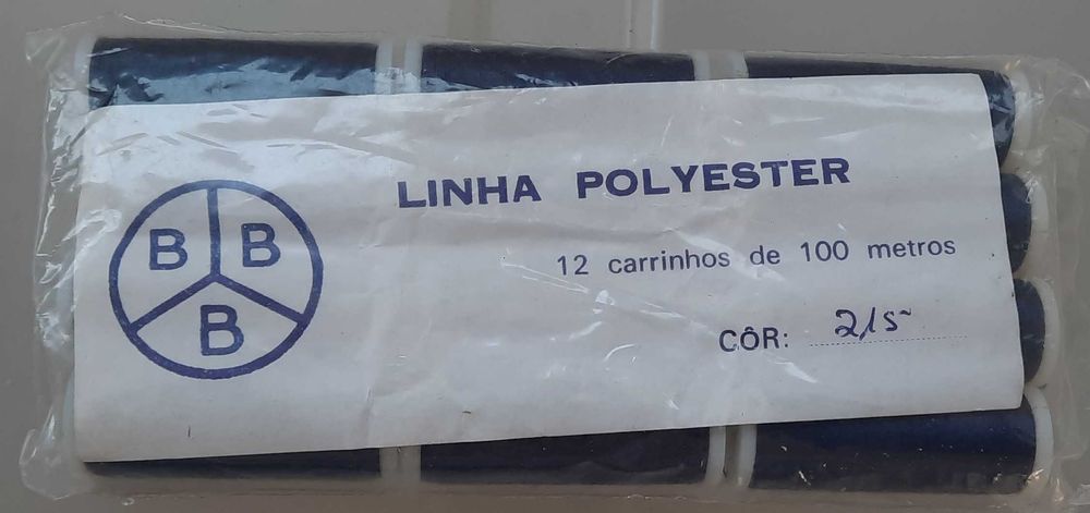 Linhas de costura poliester