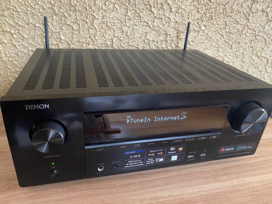 Amplituner DENON AVR-X2500H Dolby Atmos, HEOS, 4K, Alexa, Chromecast