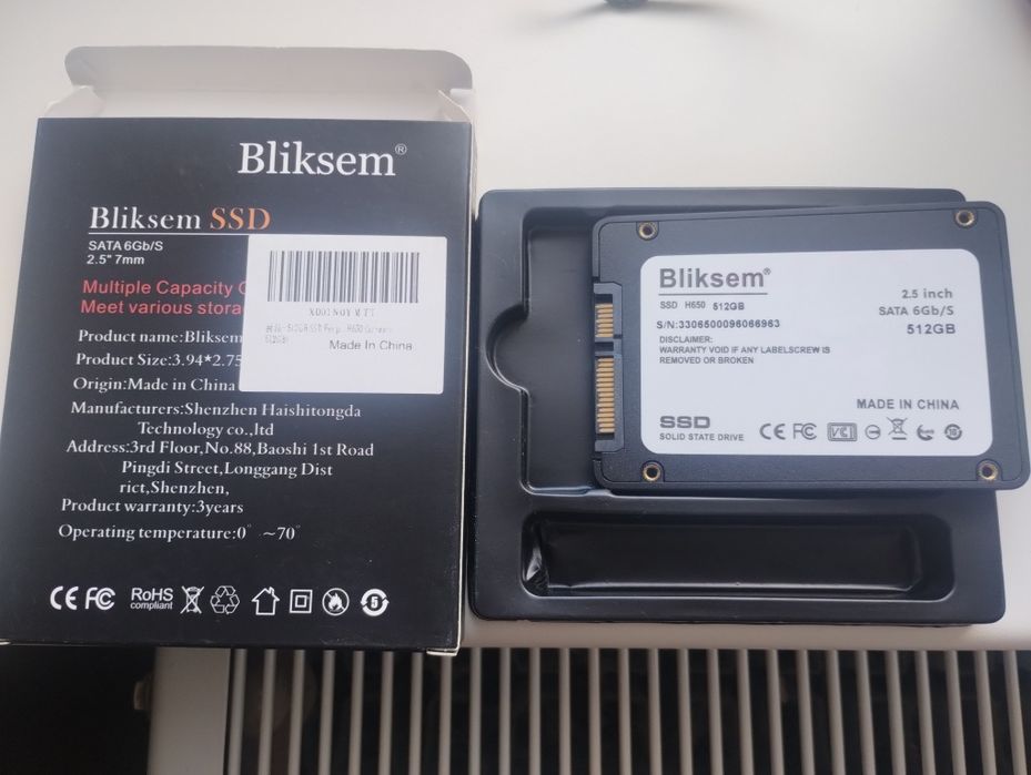 Ssd disk 512gb 2.5 sata SP, HP, BLIKSEM