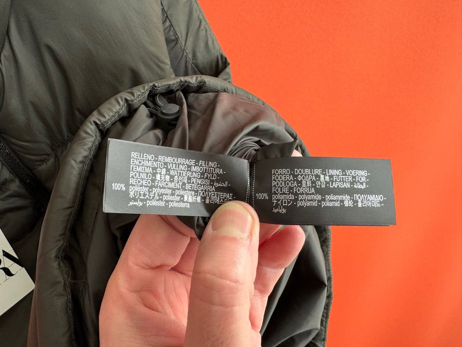 Zara Оригінал чоловіча жилетка безрукавка куртка розмір S