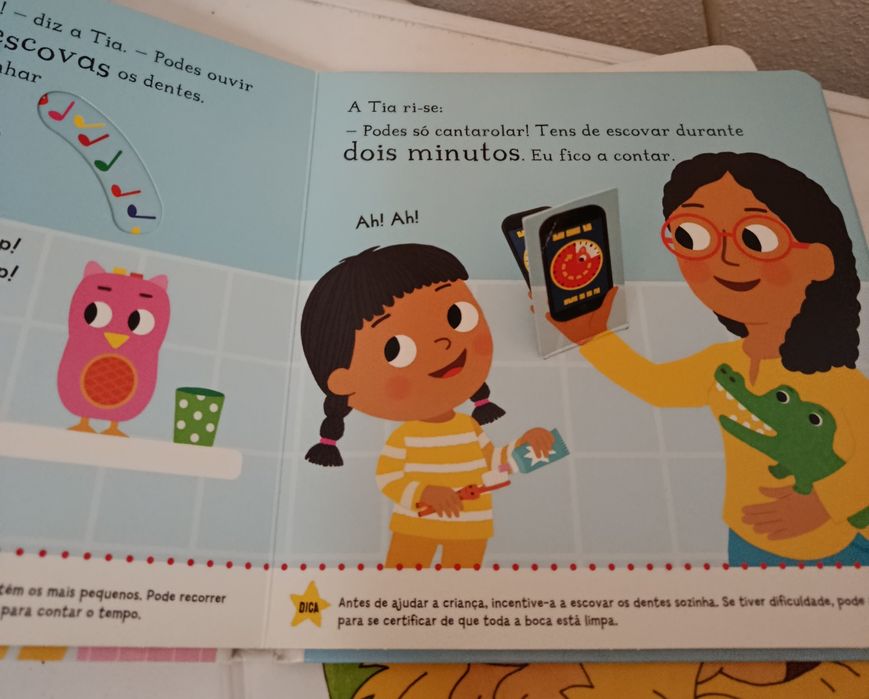 Livros interativos de criança