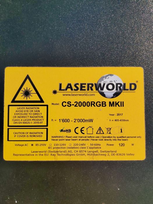 Laserworld 2w em bom estado