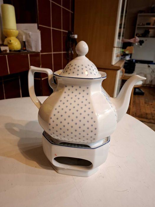 Porcelanowy podgrzewacz do herbaty Stelmann Weiden - AURELIA