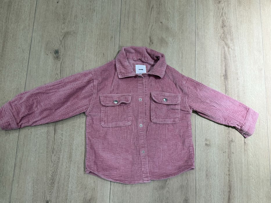 Вельветова сорочка в клітинку вельветовая рубашка Zara 110см 4-5років