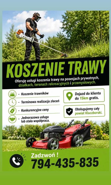 Koszenie trawy / Szybkie terminy