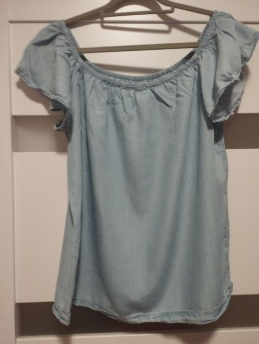 Bluzka damska młodzieżowa cienki jeans