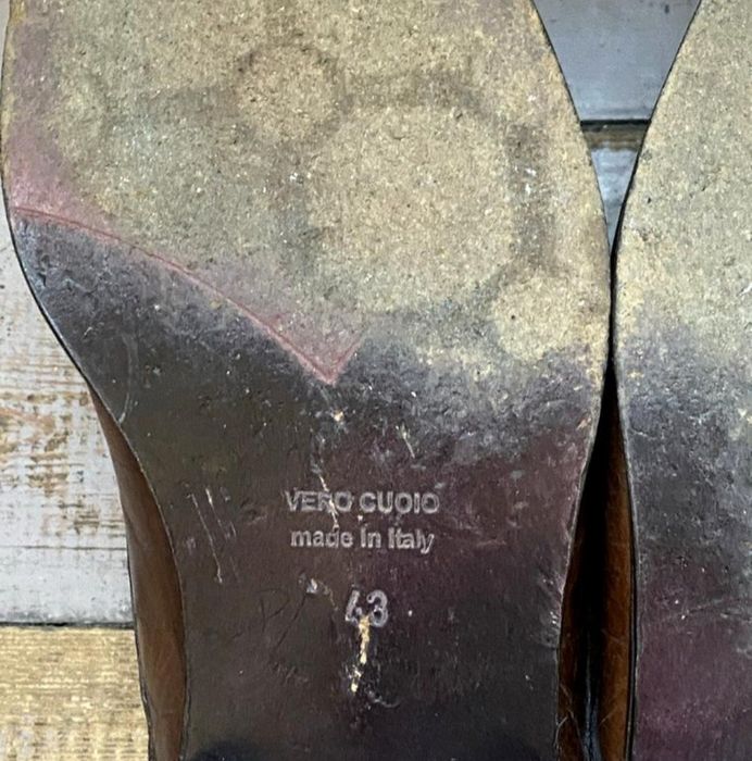 Fabio de marco дизайнерські італійські шкіряні туфлі дербі коричневі