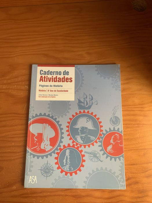 C. de atividades História “Paginas da Historia” 8.º ano