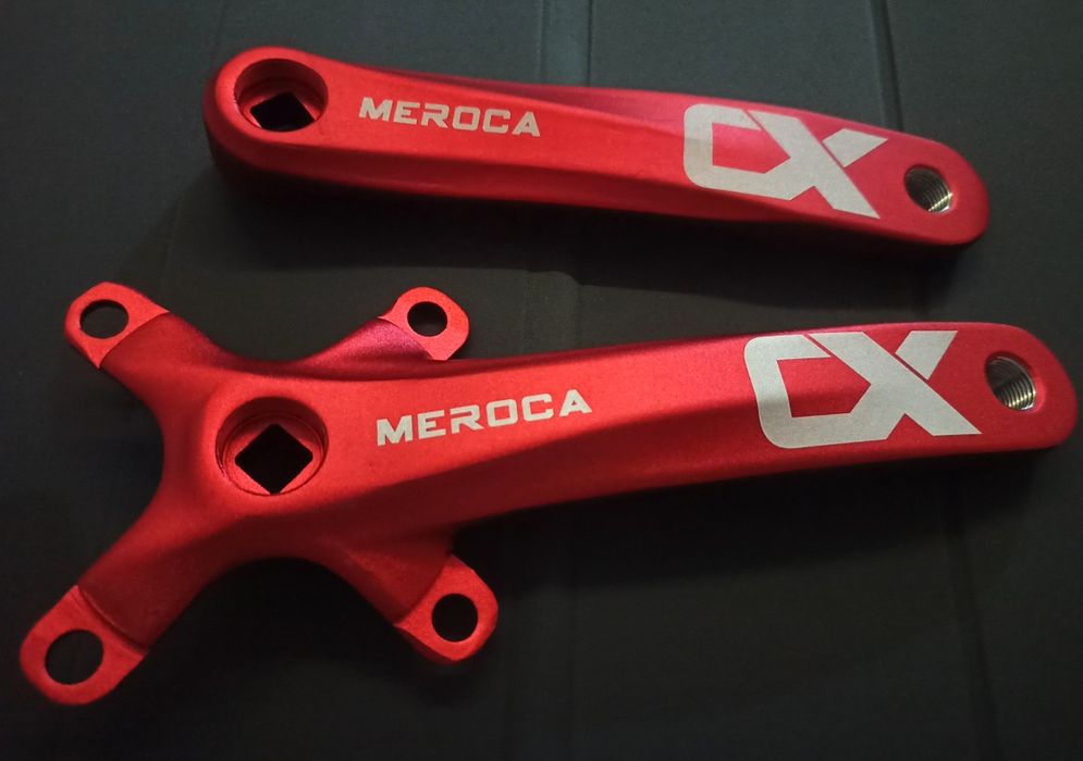 Легкі шатуни Meroca CX, GOLDIX. Виніс Shikra 50мм