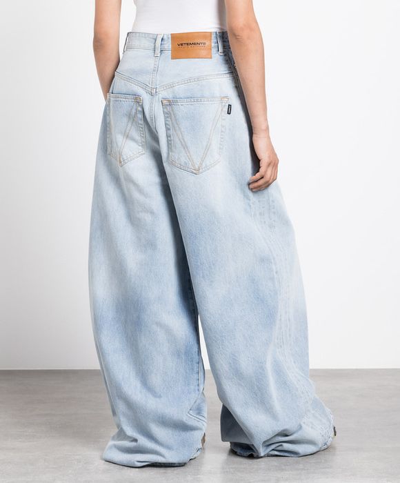 Джинси Vetements Logo-Print  Baggy Jeans | 28,30 | У наявності !