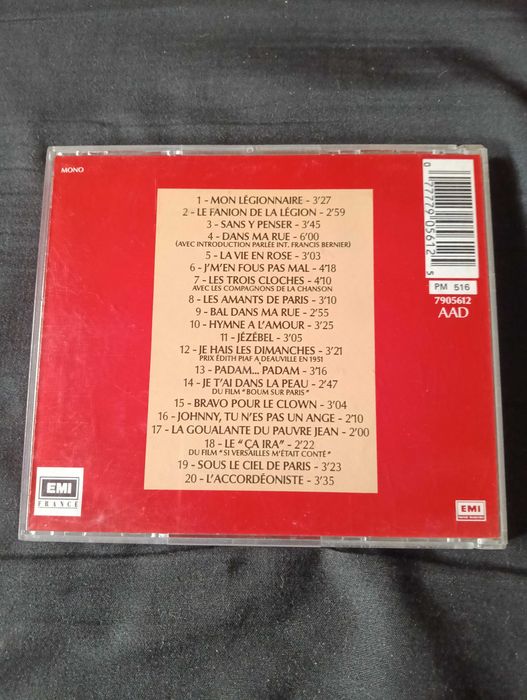 CD Edith Piaf - 25º aniversaire