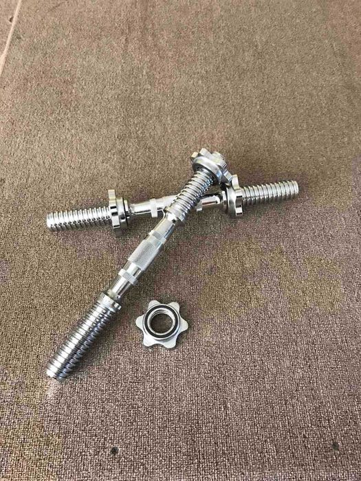 Гриф для гантель хромовий - діамтер 30мм (навантаження 100кг)