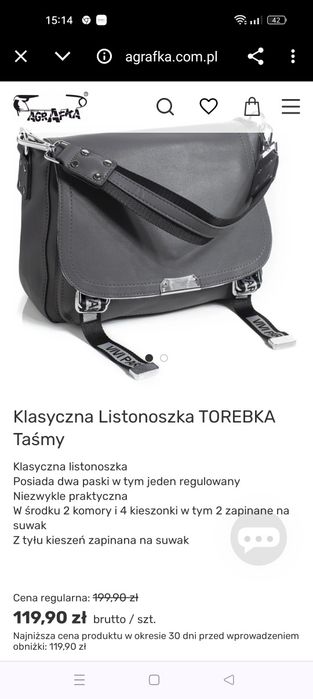 Torebka z firmy Vivi Paris mega pojemna