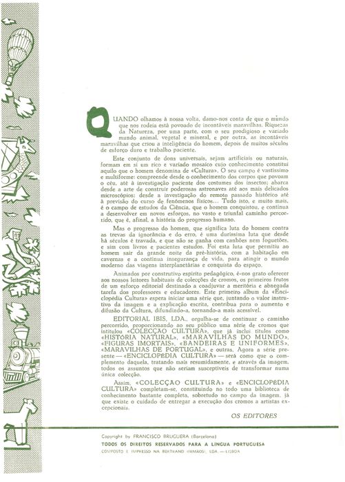 Cadernetas Enciclopédia Cultura Volume 1º/ 2º completas e cromos