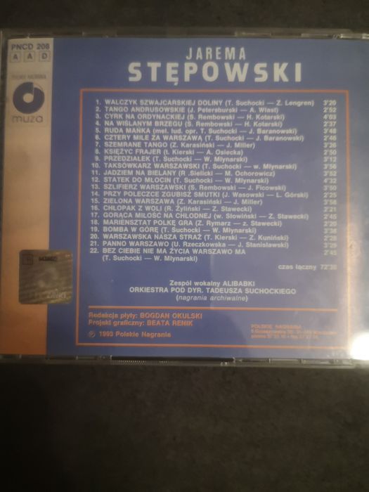 Jerema Stępowski płyta cd Taksówkarz warszawski