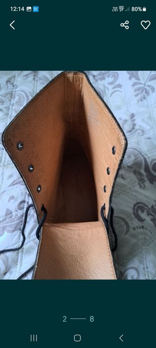 Skórzane buty firma Madewell
