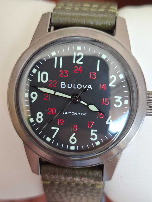 Zegarek męski Bulova Military Hack Automatic
