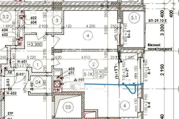 1-комнатная квартира по адресу (площадь 55 м²) - Atlanta.ua - фото 7