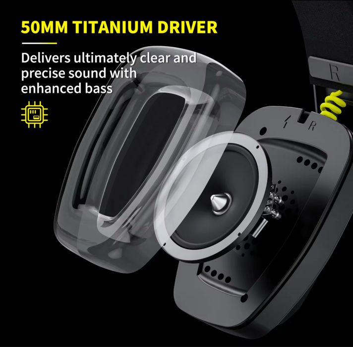 Ігрові Бездротові Навушники BINNUNE 2,4 ГГц bw06 з мікрофоном