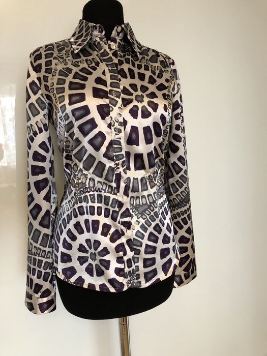 Блуза, брюки-палацо