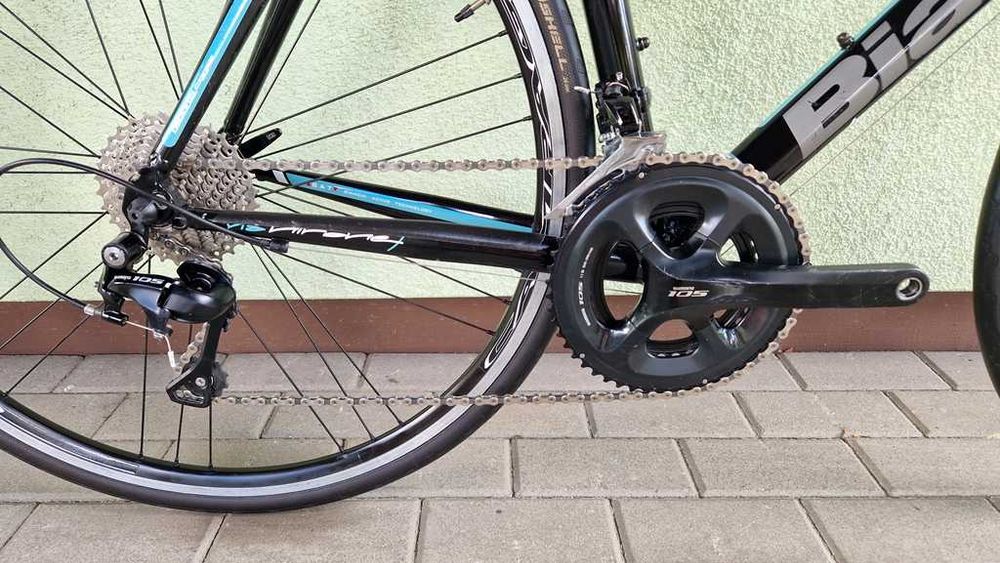 BIANCHI VIA NIRONE alu carbon 105 11s szosa endurance SUPER STAN r57