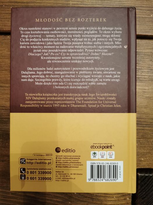 Szczęście młodego umysłu nauki Dalajlamy