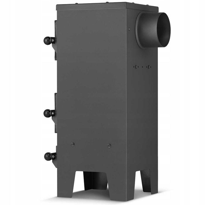 Stalowy Piec Wolnostojący szamot KOZA Janusz