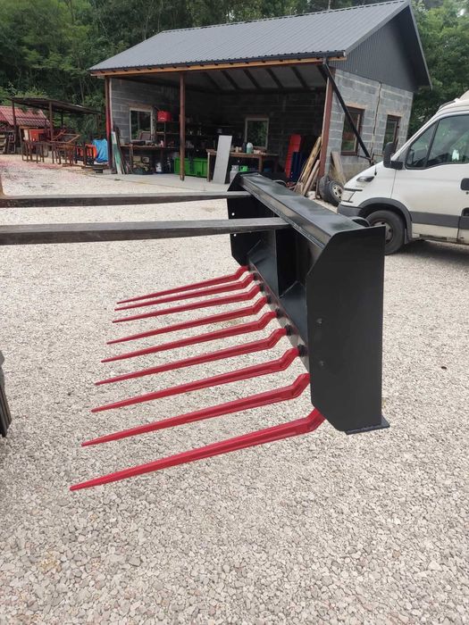 Widły do obornika euro nowe kute kły solidne do ładowacza Transpirt