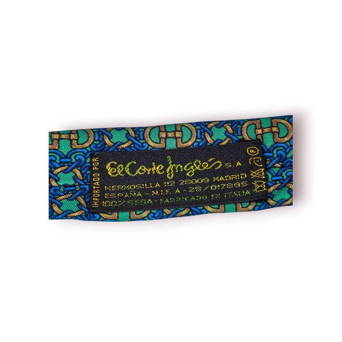 Gravata Emidio Tucci 100% Seda – Padrão Geométrico Vintage (Made in Italy)