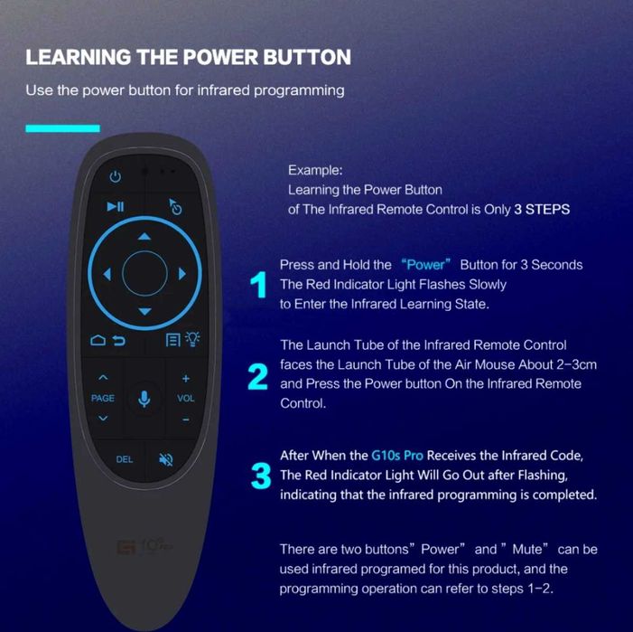 Air Mouse G10S Pro BT(BTS) 2,4G+Bluetooth(гіроскоп,мікрофон,підсвітка)