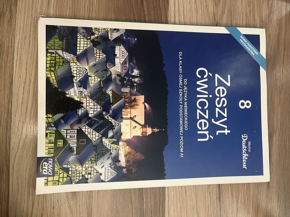 Zeszyt ćwiczeń 8 Meine Deutschtour, do jezyka niemieckiego do klasy ósmej szkoly podstawowej - poziom A1 wydanie nowa era