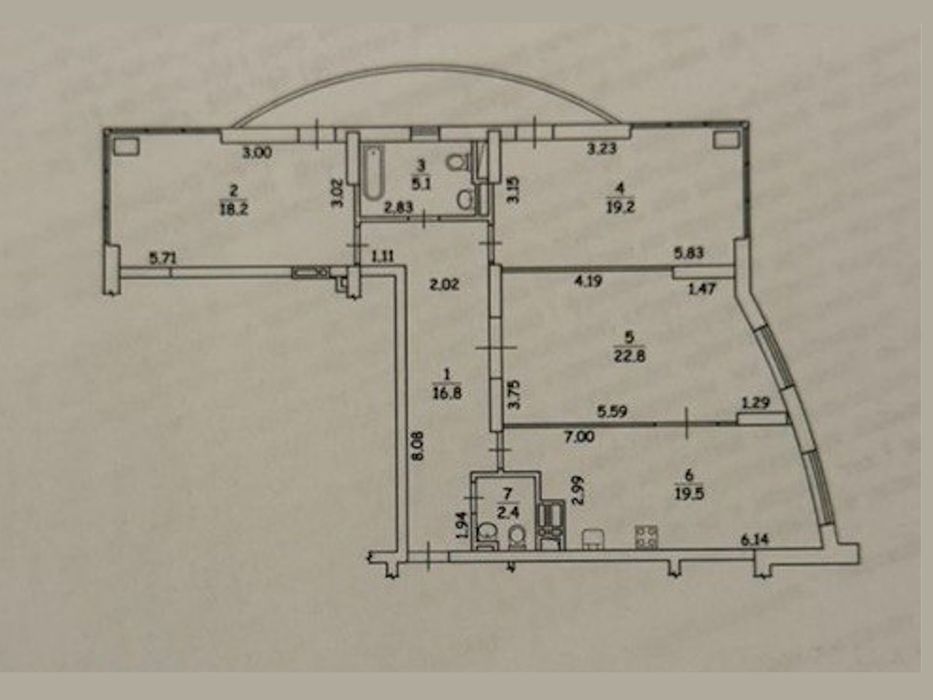 3-комнатная квартира по адресу (площадь 106 м²) - Atlanta.ua - фото 18