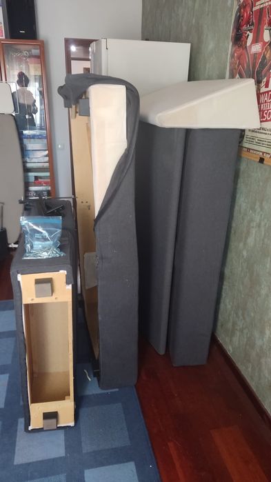 Sofá com Chaise-longue IKEA KIVIK