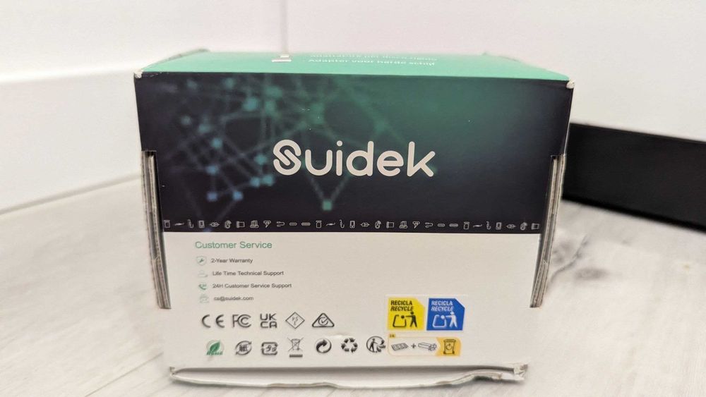 KVN Перемикач SUIDEK 2в1 / 1в2 8K 10Gbps з PD 100W switch