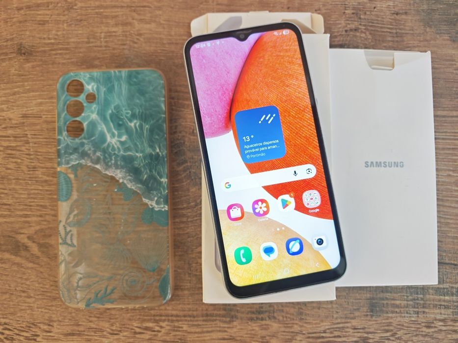 Samsung A14 6.6" 4GB/64GB Silver  Aceito Retomas