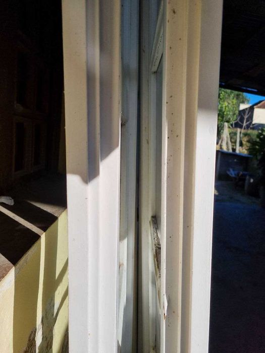 Vendo janelas e portas de madeira com vidro duplo (usadas)