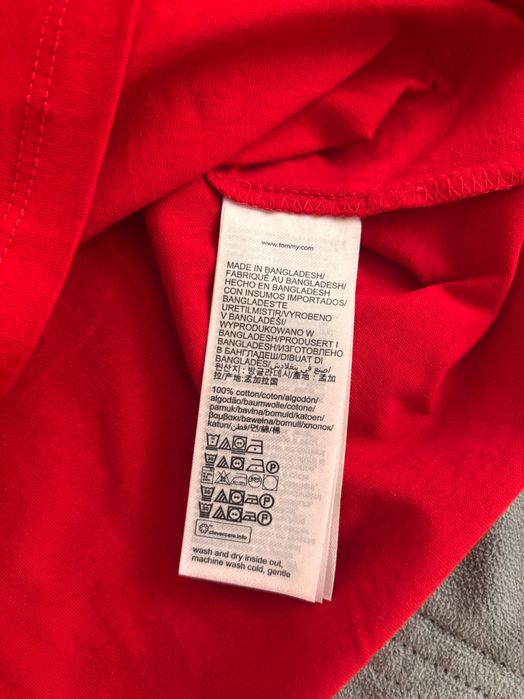 Tommy Jeans nowa czerwona damska koszulka S